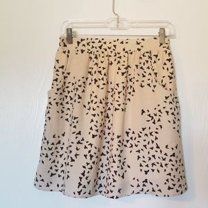 Beautiful cream bird skirt from Modcloth